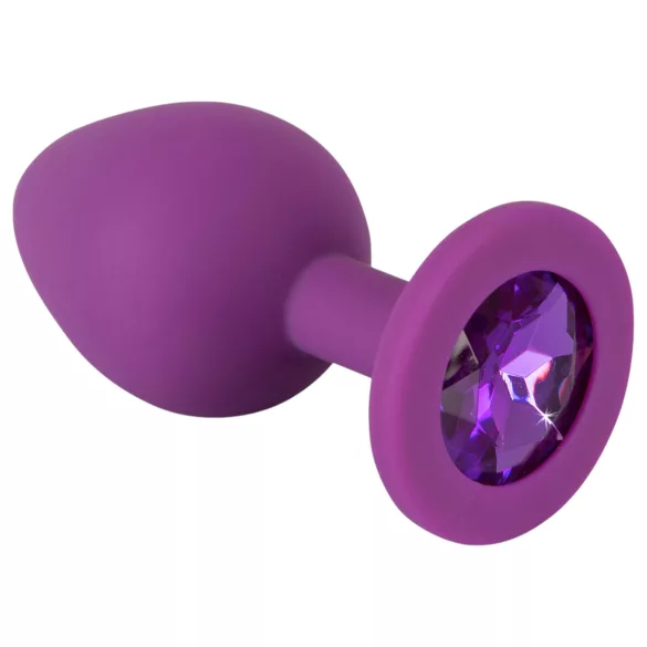 Colorful JOY - plug anal silicone médio - roxo