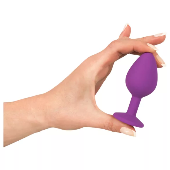 Colorful JOY - plug anal silicone médio - roxo