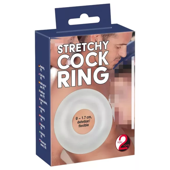 You2Toys - anel peniano silicone transparente