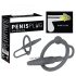 Plugue Peniano - Anel de Silicone com Cone Uretral (Cinza)