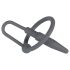 Plugue Peniano - Anel de Silicone com Cone Uretral (Cinza)