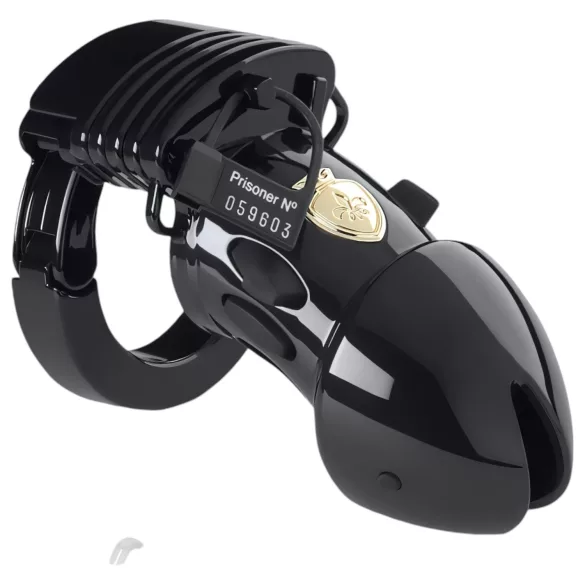 mystim - gaiola peniana elétrica - Black Edition PUBIC ENEMY No 1 - preto
