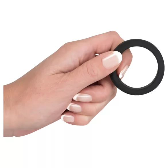 Black Velvets - anel peniano grosso 3,8cm - silicone preto