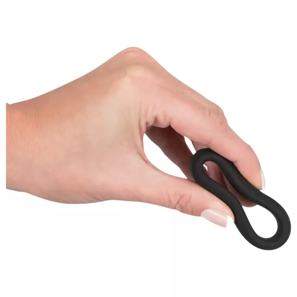 Black Velvets - anel peniano grosso 3,8cm - silicone preto
