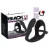 Black Velvets - dildo anal + anel peniano e para testículos (preto)