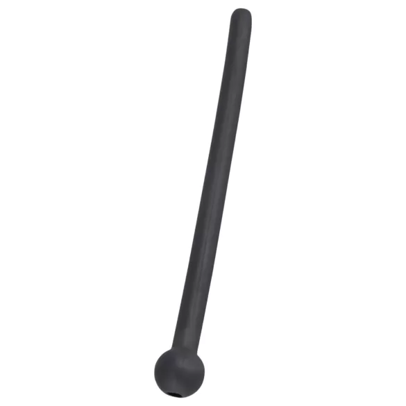 Piss Play - dilatador uretral oco - silicone preto