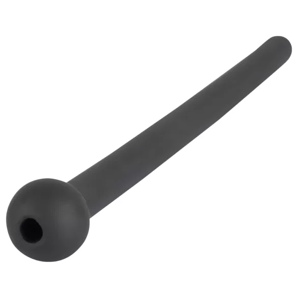 Piss Play - dilatador uretral oco - silicone preto