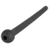 Piss Play - dilatador uretral oco - silicone preto