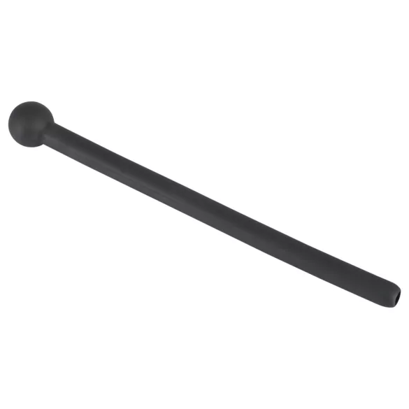 Piss Play - dilatador uretral oco - silicone preto
