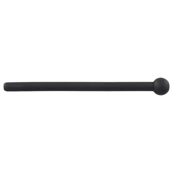 Piss Play - dilatador uretral oco - silicone preto