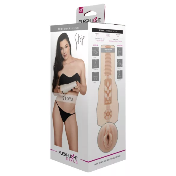 Fleshlight Stoya Destroya - masturbador masculino vagina realista