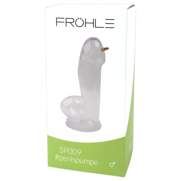 Fröhle - bomba peniana médica - tubo de reposição anatômico 25cm