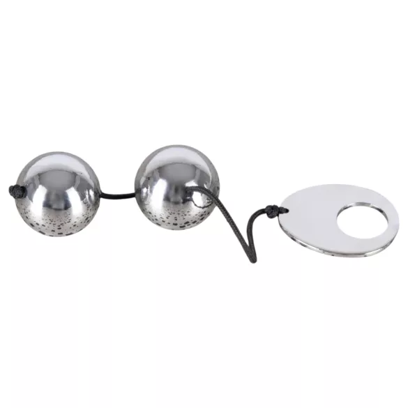 Bad Kitty - bolas tailandesas - metal prateado