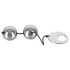 Bad Kitty - bolas tailandesas - metal prateado