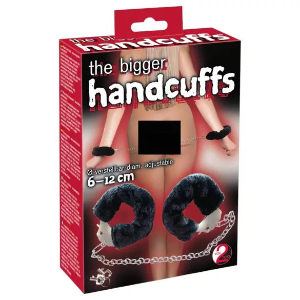 You2Toys - algema pelúcia com corrente longa - preto