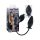 You2Toys - Verdadeiro Plug Anal Preto Inflável