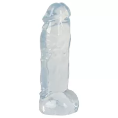 Crystal Clear Big Dong - dildo gelatinoso gigante (21,5 cm)