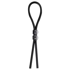   You2Toys - anel peniano ajustável com bolinhas - silicone preto