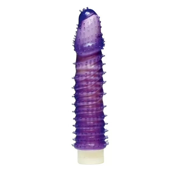 You2Toys - capa peniana - texturizada - silicone roxo