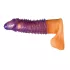 You2Toys - capa peniana - texturizada - silicone roxo
