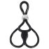 You2Toys - Anel Triplo Ajustável para Pênis e Escroto (preto)