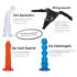 You2Toys - Conjunto de dildos strap-on! - coloridos