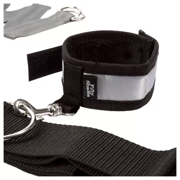 Fifty Shades of Grey - kit bondage completo - restrição - cinza