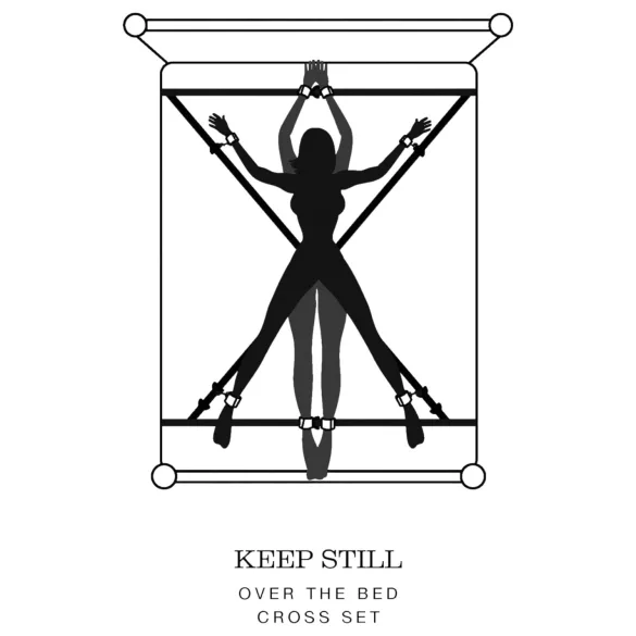 Fifty Shades of Grey - kit bondage completo - restrição - cinza