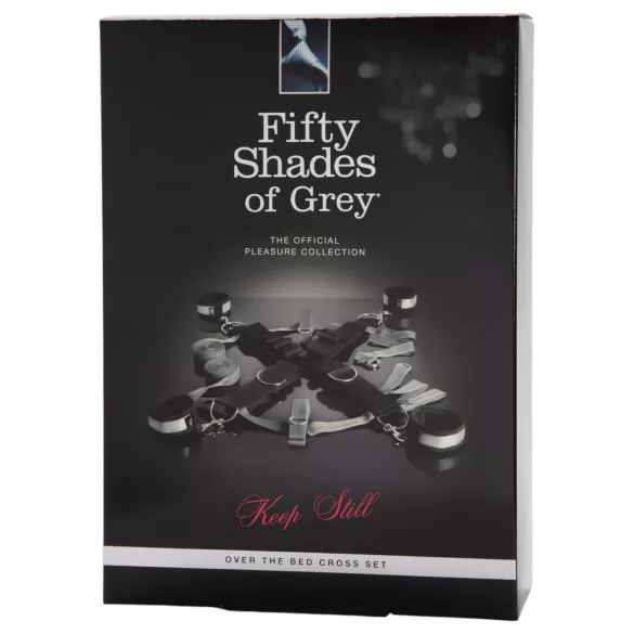 Fifty Shades of Grey - kit bondage completo - restrição - cinza