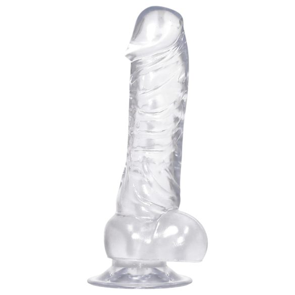 Dildo cristal com ventosa