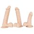 Amante Europeu - Dildo com Escroto Médio (Natural)