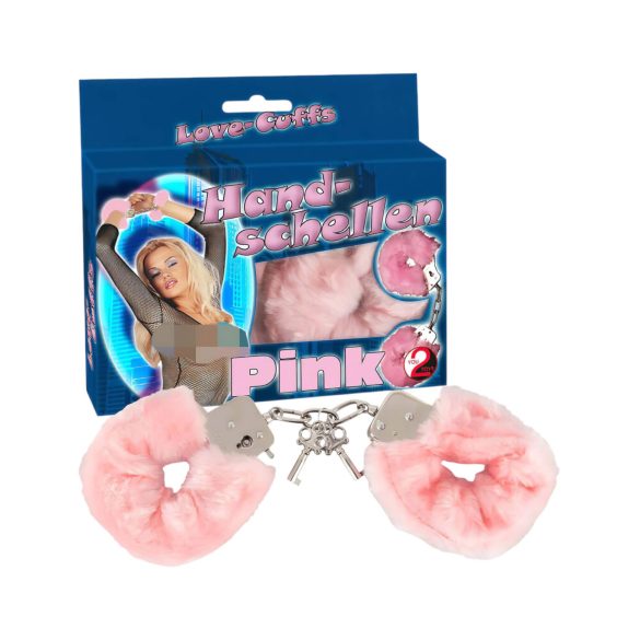 You2Toys - Algemas de pelúcia rosa