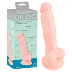   You2Toys - Medical - dildo de silicone médico - natural (18 cm)