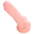 Dildo Médico de Silicone (18cm) - Cor Natural