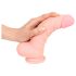 Dildo de silicone médico (20cm) - tom natural