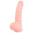 Dildo de silicone médico (20cm) - tom natural