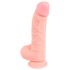Dildo de silicone médico (20cm) - tom natural