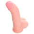 Dildo de silicone médico (20cm) - tom natural