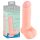Médico - Dildo de Silicone Médico Reto (20 cm) - Natural