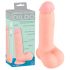 Médico - Dildo de Silicone Médico Reto (20 cm) - Natural