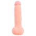 Médico - Dildo de Silicone Médico Reto (20 cm) - Natural
