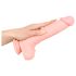Dildo de silicone médico (24cm) - natural