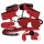Conjunto BDSM Bad Kitty - vermelho