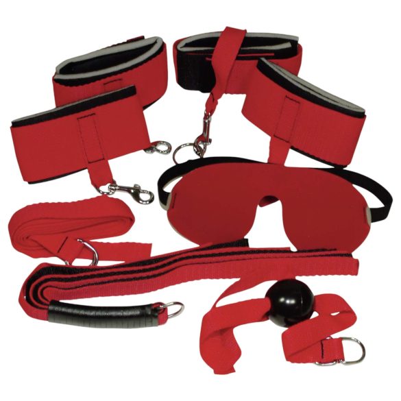 Conjunto BDSM Bad Kitty - vermelho