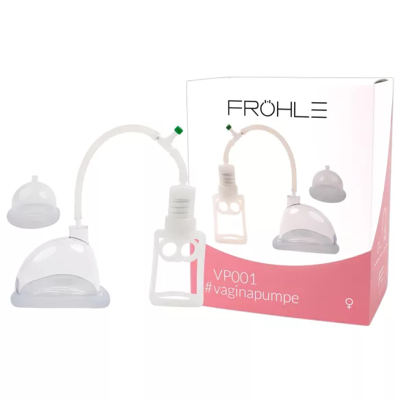 Orvosi - bomba de sucção vaginal - conjunto - branco