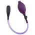 Bad Kitty - plug anal inflável - látex - roxo