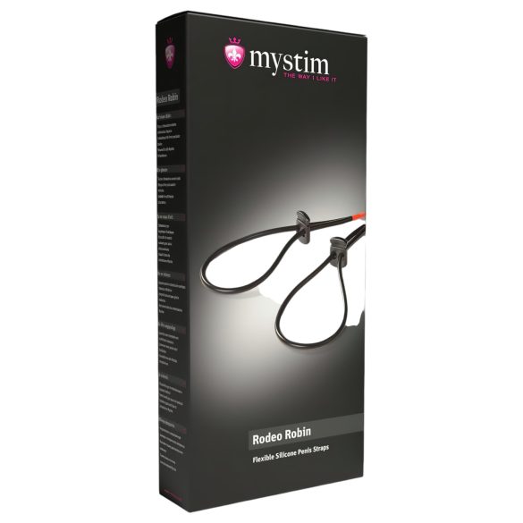 mystim Rodeo Robin - anel elétrico para pênis e testículos