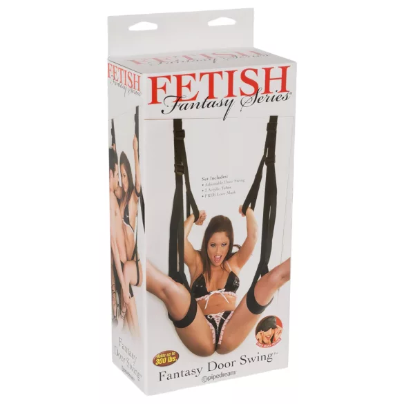 Fetish Fantasy - balanço sexual para porta - ajustável - preto