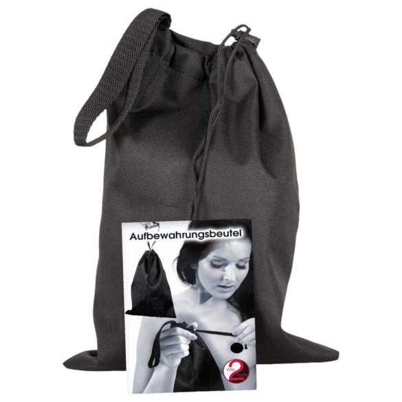 Bolsa discreta para brinquedos eróticos (preta)
