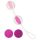 Bolas Geisha 2 - conjunto de bolas ajustáveis (rosa-branco)